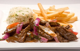 Lomo Saltado - Chinese Inspired Feast for the Senses