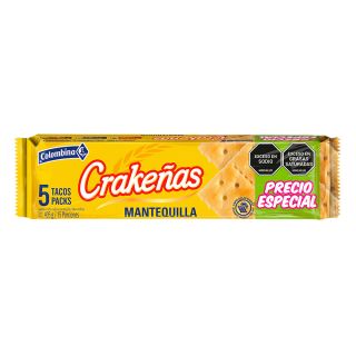 Crackeña Saltin Smørkiks 324g