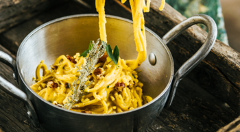 Aji de Gallina med Spaguetis